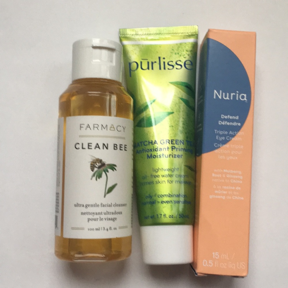 Farmacy, Purlisse, Nuria Skincare Bundle BN